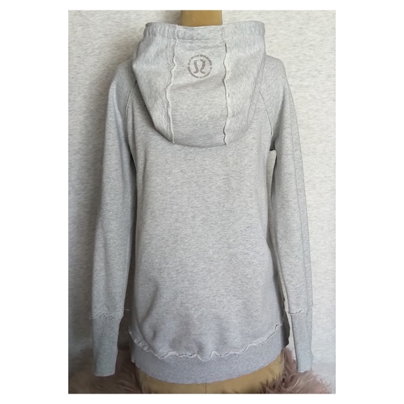 Lululemon Effortless Hoodie - Static Mid Grey - Picture 6 of 9